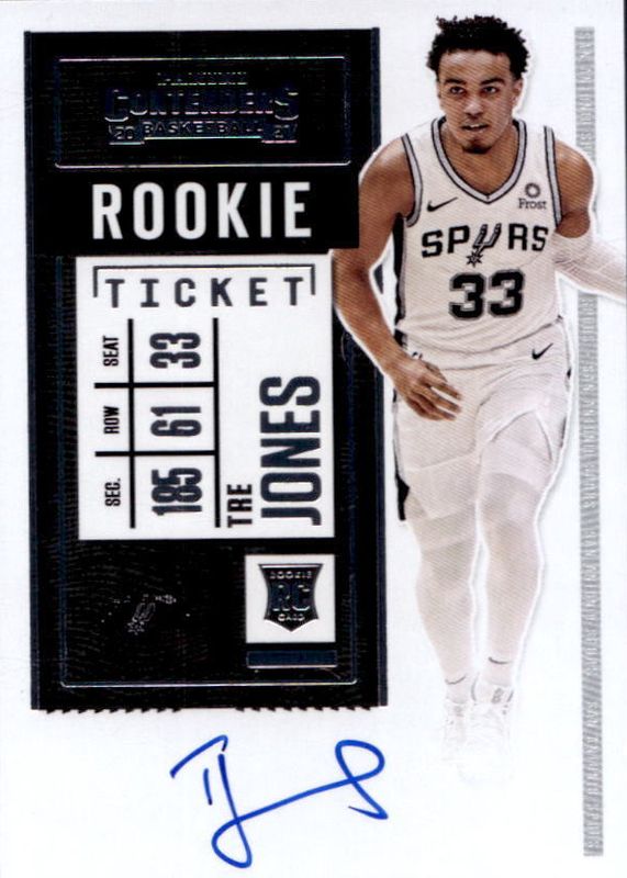 その他 2020 Tre Jones Flawless RC Spurs Auto 2020-21 PANINI PRIZM TRE JONES RC ROOKIE SIGNATURES AUTO